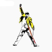 LLY-1571 Amusing Queen Freddie Mercury Music Sticker PVC Fashion Auto Body Decoration Motorcycle Accessories Waterproof Decal Decals  Emblems