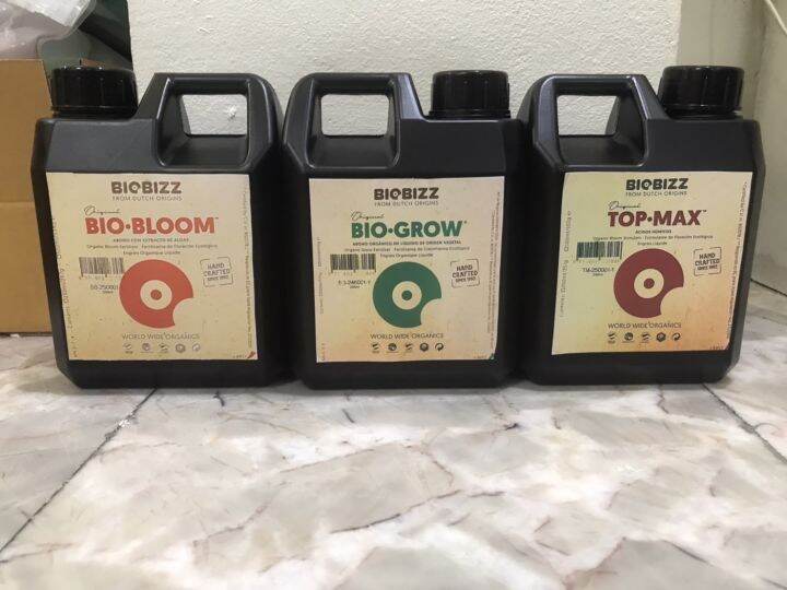 BioBizz Base Set 3 ขวด Bio Bloom, Bio Grow, Top Max ขนาดแบ่งขาย 100 ...