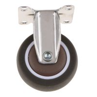 【YF】 Heavy Duty Rubber Castor Trolley Wheel Industrial Caster Fixed Plate