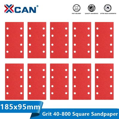 [YP] Xcan กระดาษทราย185X95Mm Square Sanding Paper Grit 40-800 Self-Adhesive Hook Loop กระดาษทรายสำหรับขัดเครื่องมือขัด-เครื่องมือขัด-