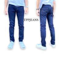 TPPJEANS Classic Slim-FIT Dark Blue Denim กางเกงยีนส์ชายสีดาร์คบลู ทรงสลิมฟิต เป้าซิป ยีนยืด สวมใส่สบาย มีไซส์ใหญ่ Size 28-42 รับชำระปลายทาง