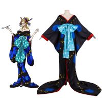 Anime One Piece Black Maria Kimono Cosplay Costume Custom Made Any Size