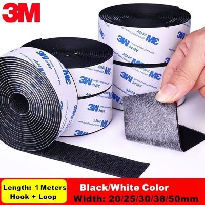 16/20/25/38/50mm and Fastener Tape Adhesive Sticker with Glue for 1Meter/Pairs
