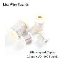 0.1X50 0.1X60 0.1X64 0.1X70 0.1X80 0.1X90 0.1X100ลิตรเส้นลวดเคลือบทองแดง Litz เส้นลวด S เสาอากาศขนาดเล็ก0.1Mm 0.1