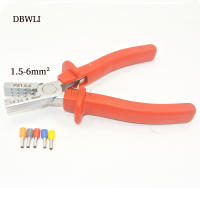 Small Crimper Pliers 0.25-35mm Germany Style Electrical Bootlace Terminal Ve Crimping Tools