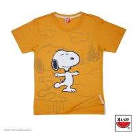 [S-5XL]SUIKA (แตงโม) - เสื้อแตงโม เสื้อยือคอกลม SNOOPY ลายกางแขน (SN.O-014)S-5XL