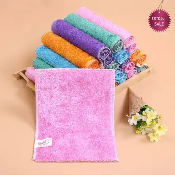 Bamboo Fiber Dish Cloth - Anti-grease, Magic Cleaning Rags For