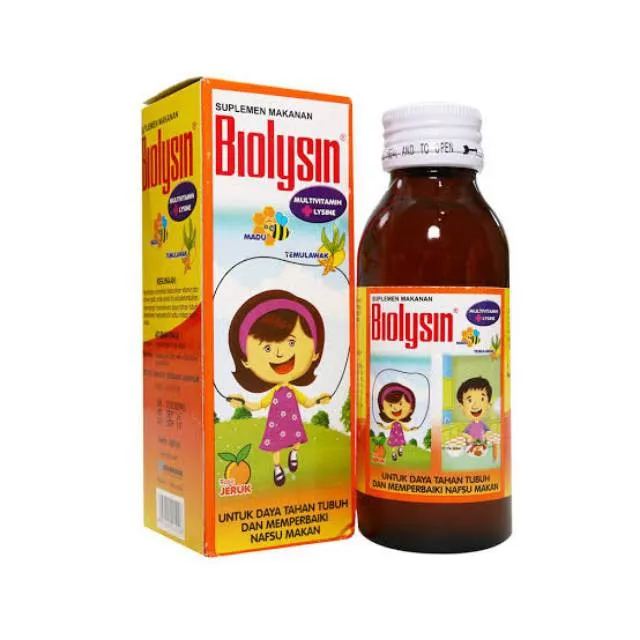Biolysin Syrup 100 ml Multivitamin anak PRODUK BPOM Lazada Indonesia