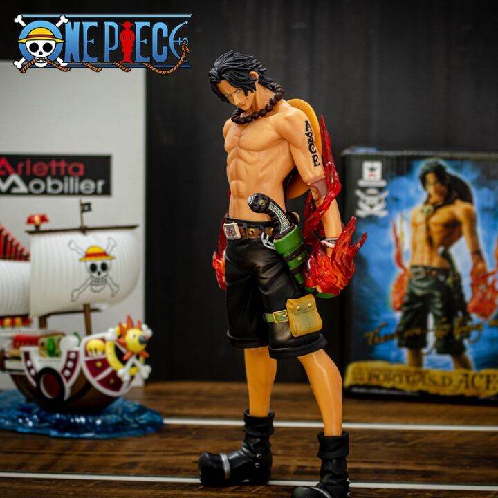 โมเดลอนิเมะ-one-piece-ยานดิ-ace-figure-รูปปั้น-วันพีซ-ของขวัญวันเกิด-สําหรับตกแต่งบ้าน-sa6372