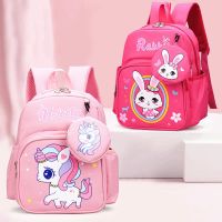 Childrens Cartoon Unicorn Rabbit Printing Schoolbag Boy Boy Girl Girl Kindergarten Childrens Baby Baby Orthopedic Backpack