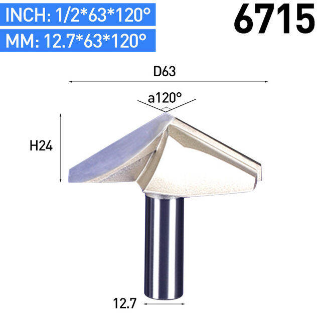 huhao-1pcs-1-2-ก้าน-3d-แกะสลักเราเตอร์บิตสําหรับไม้-120-150-deg-v-type-slotting-cutter-ทังสเตน-cnc-งานแกะสลักไม้-เครื่องมือ