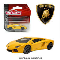 (มือ1นอกแพ็ค) โมเดลรถเหล็ก LAMBORGHINI AVENTADOR งาน majorette ลิขสิทธิ์แท้100%  สเกล1/64