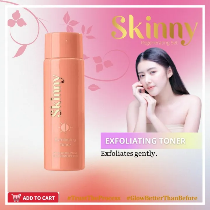 Skinny Exfoliating Toner ® Controls Oil, Targets Whiteheads, Best for