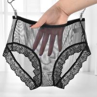 【LZ】☃❏  Calcinha sexy de renda transparente para mulheres cuecas transparentes cuecas fashion para senhoras cuecas plus size produtos sexuais de alta qualidade