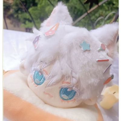 Japan Anime Jujutsu Kaisen Gojo Satoru Beast Ear Tail 20Cm Plush Stuffed Doll Change Clothes Plushie Cosplay Fans Xmas Gift