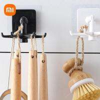 XIAOMI ตะขออเนกประสงค์ Pengait Dapur อเนกประสงค์หมุนได้360องศา,ที่แขวนติดผนังอุปกรณ์ทำอาหารอเนกประสงค์