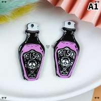 ?? แผ่นอะคริลิคกรดอะซิติกฮาโลวีนผีขวดค้างคาวมือจี้เครื่องประดับ DIY