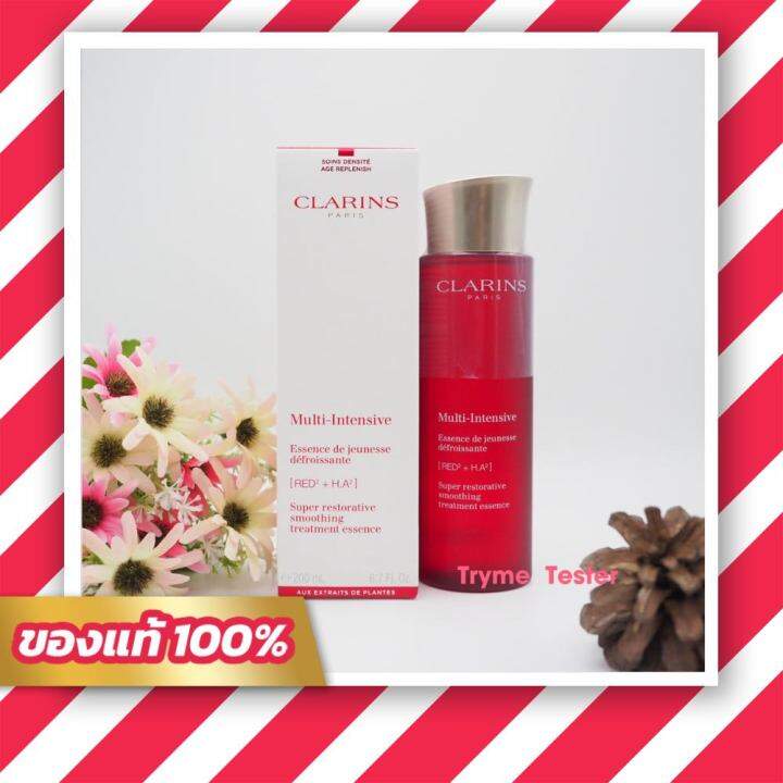 ของแท้-ฉลากไทย-สูตรใหม่-clarins-multi-intensive-super-restorative-treatment-essence-200ml