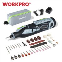 WORKPRO 12V Cordless Rotary Tool With Charger 5-speed 2.0Ah Mini Electric Grinder Machine Polishing Tools 114 Accessories