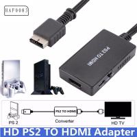 HAF0083 เข้ากันได้กับ HDMI เอาต์พุต 1080P 720P สาย HDMI สายเชื่อมต่อ HD เพลย์สเตชันเป็น HDMI อินเทอร์เฟซ PS2 Ypbpr ตัวแปลง PS2 เป็น HDMI อะแดปเตอร์ PS2 เป็น HDMI อะแดปเตอร์เอาท์พุตวิดีโอเสียง สาย PS2 เป็น HDMI