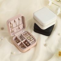 ✖ 2021 Jewelry Organizer Display Travel Jewelry Case Boxes Portable Jewelry Box Leather Storage Joyeros Organizador De Joyas