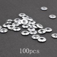 100pcs/lot Mini Metal Washer Gasket shim spacers for 520 ball bearing guide wheel Roller 94768 spare parts for Tamiya 4WD RC Car Screw Nut Drivers