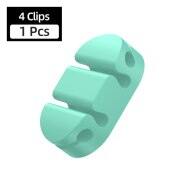Dụng Cụ Sắp Xếp Cáp Dụng Cụ Cuộn Dây Cáp Usb Kẹp Quản Lý Dây Silicon Linh