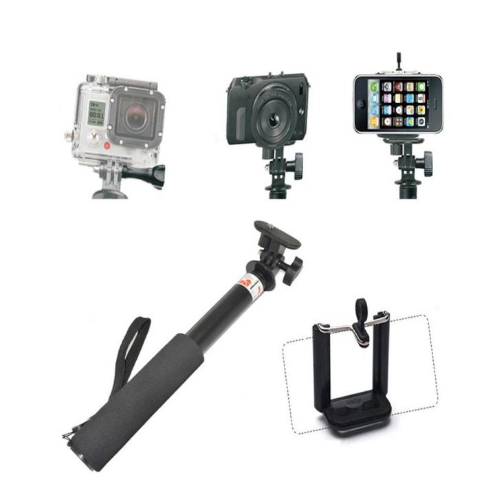 gopro-mobile-phone-camera-selfie-ไม้เซลฟี่-ยึดกล้อง-gopro-xiaomi-yi-4k-กล้องดิจิตอล-และมือถือ