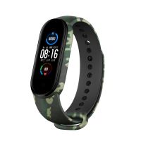 Correa Mi Band 6 5 4 3 Camo Strap Xiaomi Replacement Bracelet Strap Silicone Smart Sports Fitness Wristband Mi band 6 5 4 3