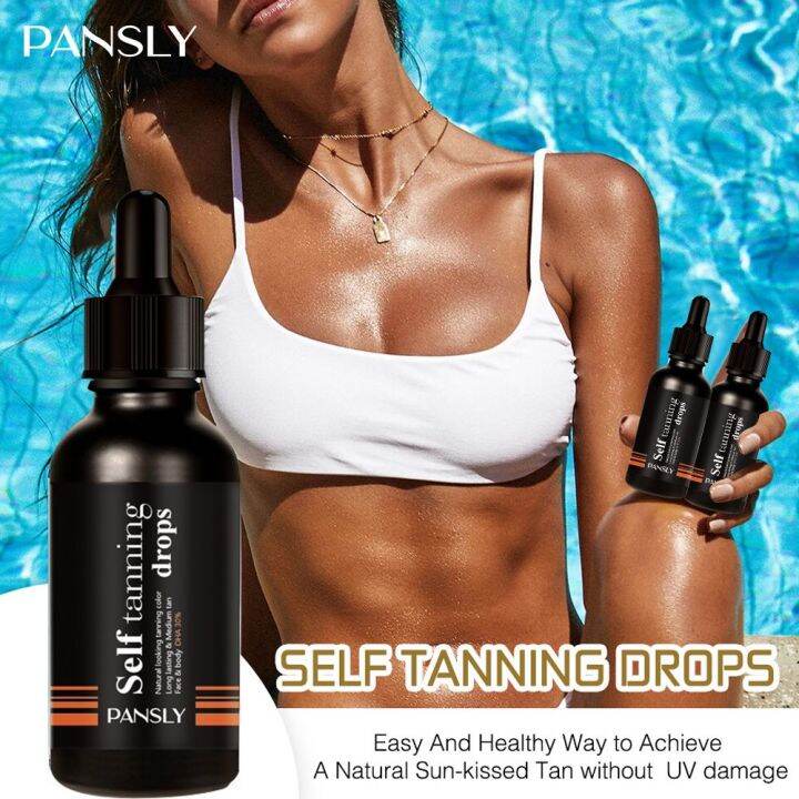 PANSLY Useful Natural Tanning Oil Bronzer Spray Tan Long Lasting
