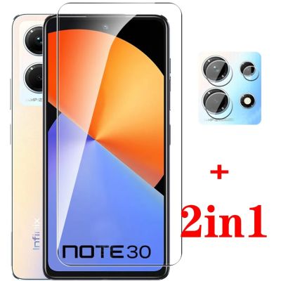2in1 camera protcetive glass for Infinix Note 30 5G case tempered glass for Infinix Note 30i iNote30 4G protection film cover