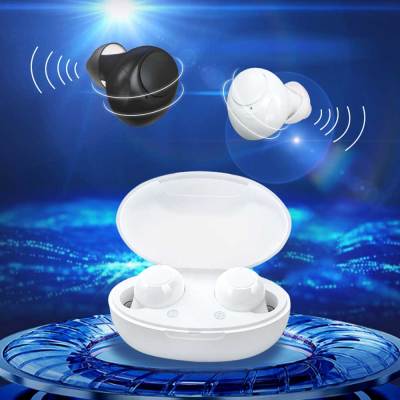 ZZOOI Charge Hearing Aid Invisible Hearing Aids Digital Sound Amplifier  Elderly Hearing Moderate Loss With Charging Case