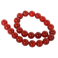 เซซี บอน ลูกปัดหินแท้โมราสีส้ม (Round Carnelian) 16 mm