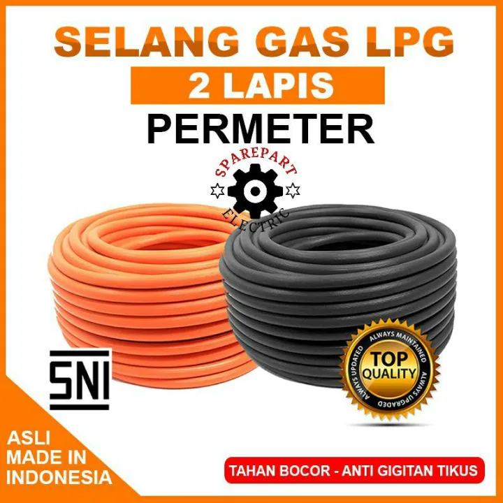 Selang Gas Lapis Sni Selang Lpg Regulator Permeter Murah Tebal