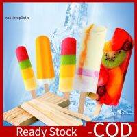 NEP 50Pcs Wooden Ice Cream Sticks DIY Hand Crafts Lolly Cake Small Cudgel Tools