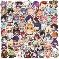 10/30/50/100PCS New 3.5 Genshin Impact Anime Game Stickers Toy Cute Cartoon Decals Phone Laptop Skateboard Bike Car Kids Sticker Stickers Labels