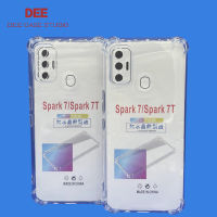 Case tecno เคส Tecno Spark7 Spark7t หนา 1.5mm ตรงรุ่น แบบ TPU ใสเสริมขอบและมุมกันกระแทก ส่งไว จาก กทม