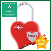 กุญแจสปริง SOLEX TSA KH 30 MM สีแดงPADLOCK SOLEX TSA KH 30MM RED **ด่วน สินค้าเหลือไม่เยอะ**