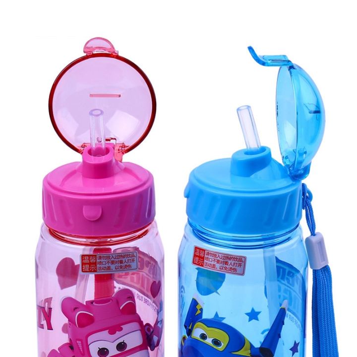 cw-450ml-children-39-s-bottles-cup-kids-anti-fall-kettle-convenient-plastic-super-cartoon
