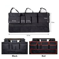 ‘；。【 Car Trunk Organizer Multi-Use Oxford Automobile Seat Back Organizer Adjustable Backseat Storage Bag Large Capacity For SUV MPV