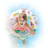 ป่าร้อน LIN431 - ✣☒ Children Lifebuoys Inflatable Pool Floating Beach Floaties Swim Laps Accessories 5-10