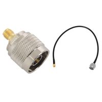 ∋✾ New-SMA Male To N Type Male Plug Wifi Antenna Pigtail Cable 16.1 Inch N Male To SMA Female RF Coaxial Cable Adapter