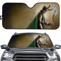 Movie Laufeyson 3D Cool Printing Universal Car Protector Front Windshield Sunshade for Car Durable Car Windshield Sun Shade