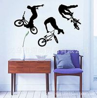 [COD] Explosive Stunt Pattern Wall Sticker Decoration Bedroom Self-adhesive Mural