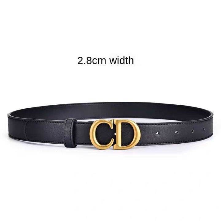 2022 Belt fashion Korean female CD belt contracted joker ins wind web
