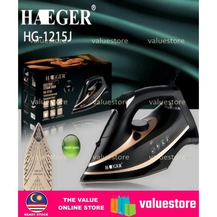 ☢ Steam Iron Haeger / RAF Electric HG1215 2600W/ R1201 2400W Viral