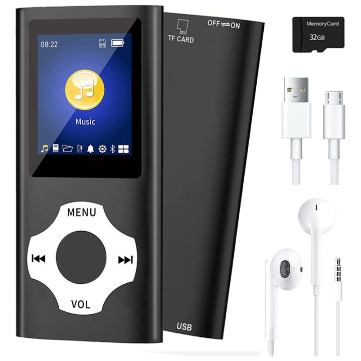 mp3-music-player-with-bluetooth-5-0-portable-hifi-music-player-video-photo-viewer-for-kids-black