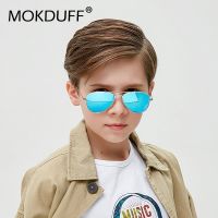 【YF】▤☏  Kids Classic Polarized Sunglasses Boys Colorful 5-12  Year Mirror Children Glasses Metal Frame Eyeglasses UV400