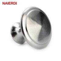 NAIERDI Cabinet Knobs Stainless Steel Door Handles Drawer Door Pulls With Screws For Cupboard Kitchen Furniture Hardware