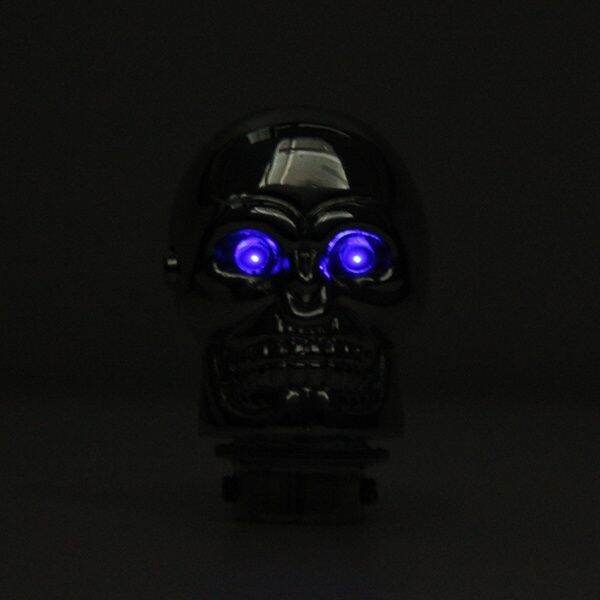 blesiyaedmy-1x-blue-led-skull-universal-car-truck-manual-gear-stick-shift-shifter-lever-knob